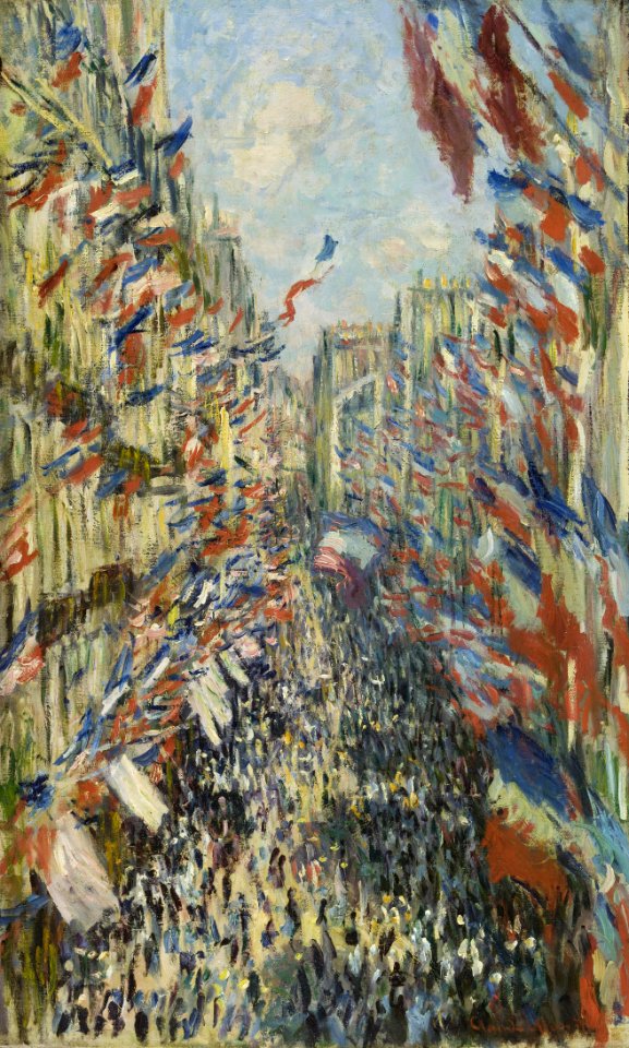 Claude Monet - The Rue Montorgueil in Paris. Celebration of June 30, 1878 - Google Art Project
