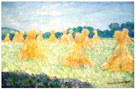 Claude Monet - The Young Ladies of Giverny, Sun Effect - Google Art Project. Free illustration for personal and commercial use.