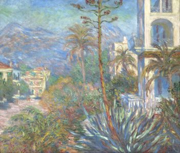 Claude Monet - Villas at Bordighera - Google Art Project. Free illustration for personal and commercial use.