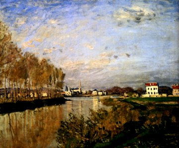 Claude Monet - The Seine at Argenteuil 1873. Free illustration for personal and commercial use.