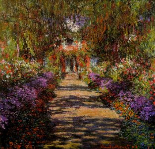 Claude Monet Gartenweg