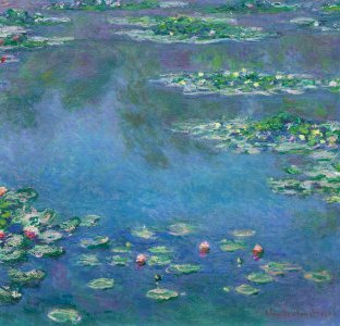 Claude Monet - Water Lilies - 1906, Ryerson. Free illustration for personal and commercial use.