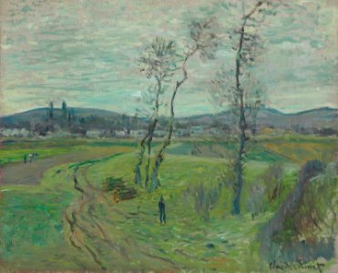 Claude monet la plaine de gennevilliers