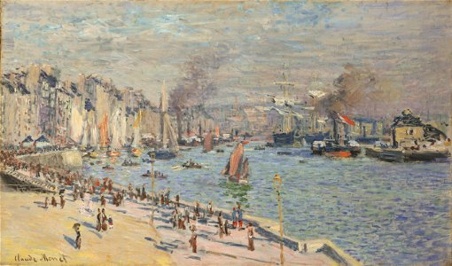 Claude Monet, French - Port of Le Havre - Google Art Project. Free illustration for personal and commercial use.
