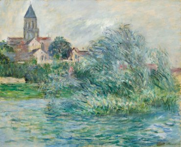 Claude monet leglise a vetheuil)