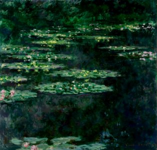 Claude Monet - Waterlilies - Google Art Project (vAGI5qXsGEMS2A). Free illustration for personal and commercial use.