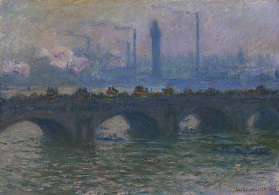 Claude Monet - Waterloo Bridge - Worcester Art Museum