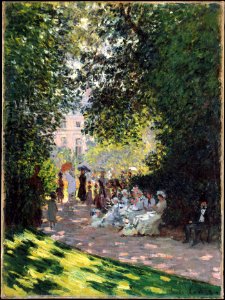 Claude Monet, The Parc Monceau, 1878. Free illustration for personal and commercial use.