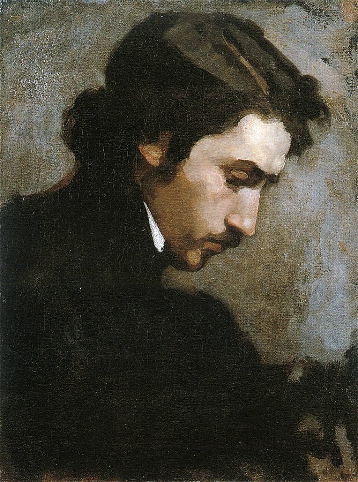 Claude Monet. 1867 Portrait of a man