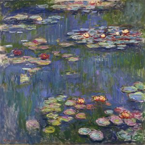 Claude Monet - Water Lilies - Google Art Project (462013). Free illustration for personal and commercial use.