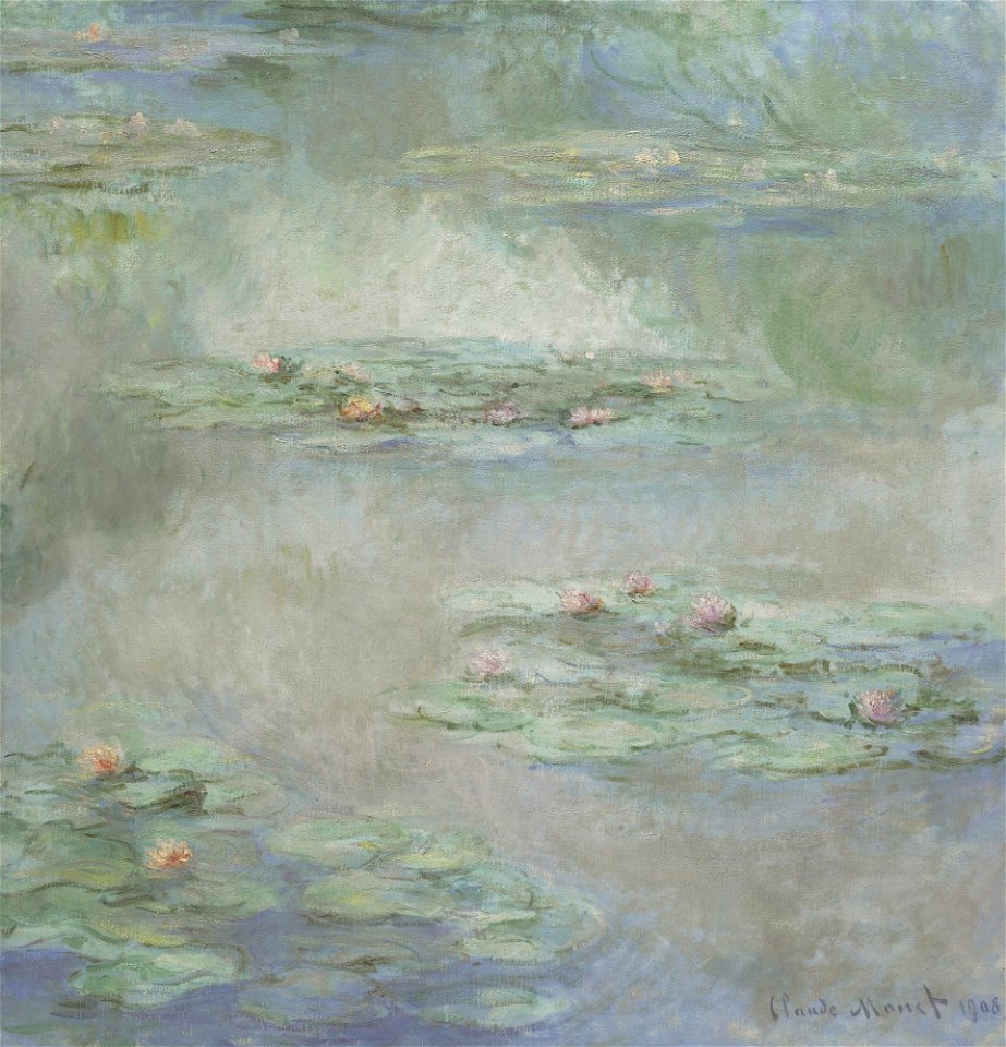 Claude Monet - Waterlilies - Nympheas (1908)
