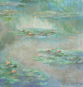 Claude Monet - Waterlilies - Nympheas (1908). Free illustration for personal and commercial use.