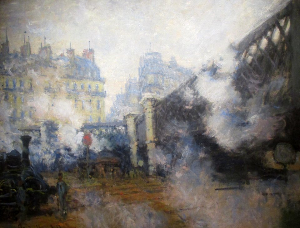 Claude Monet, 1877, Pont de l'Europe (cropped)