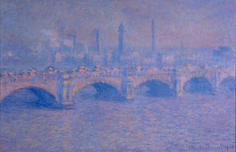 Claude Monet - Waterloo Bridge, Effet de Soleil