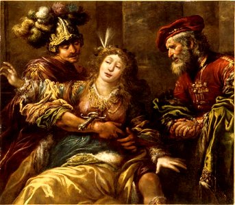 Claude Vignon - Death of Lucretia