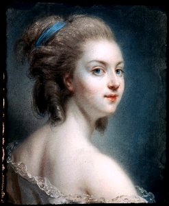 Claude-Jean-Baptiste-Hoin-xx-Presumed-Portrait-of-Mademoiselle-Rosalie-Duthe. Free illustration for personal and commercial use.