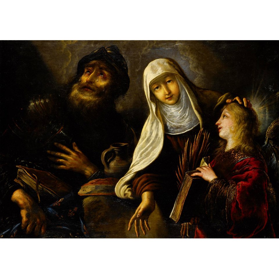Claude Vignon - Scene from the life of St William of Aquitaine