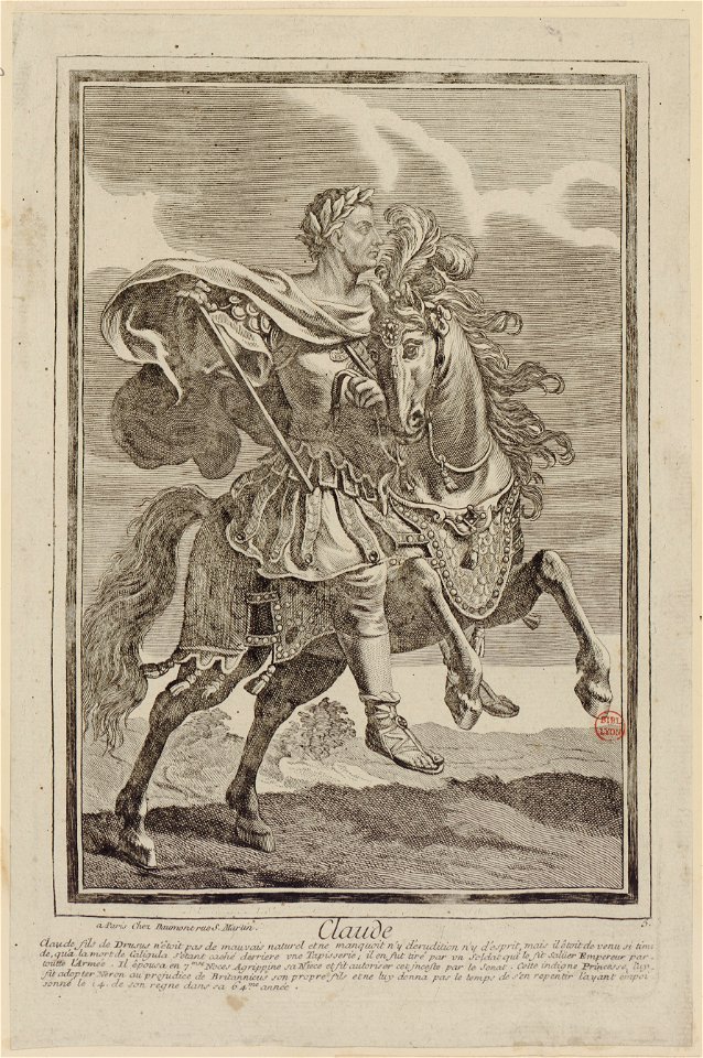 Claude à cheval