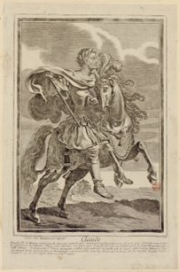 Claude à cheval