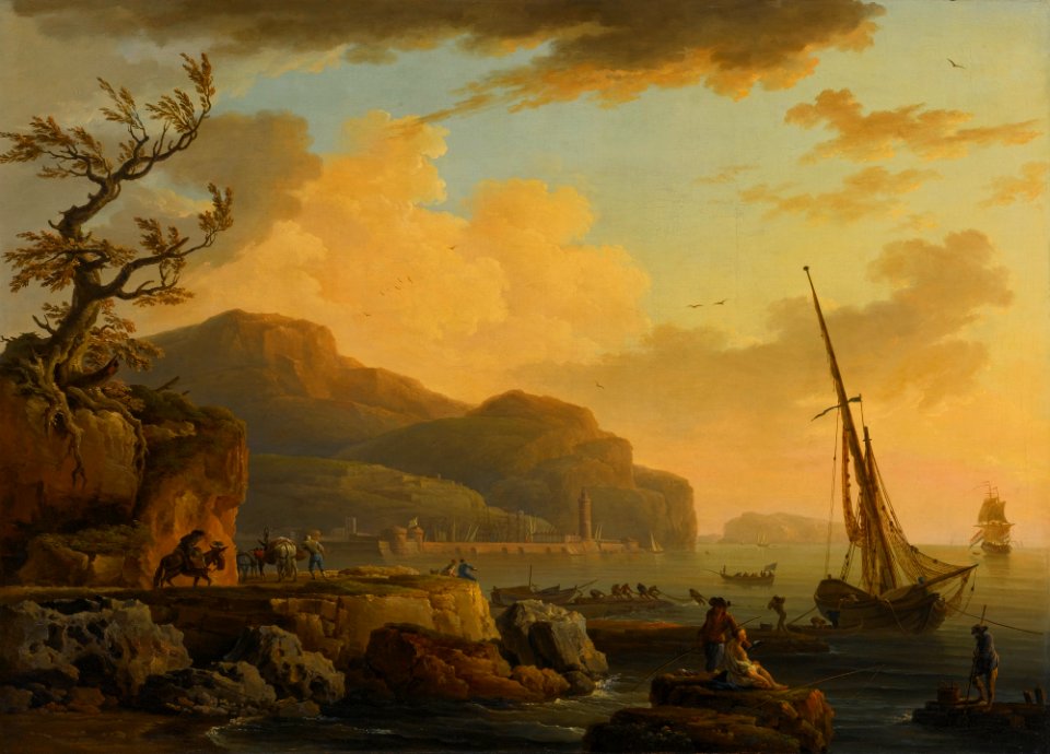 Claude-Joseph Vernet and studio Morning In Castellemmare