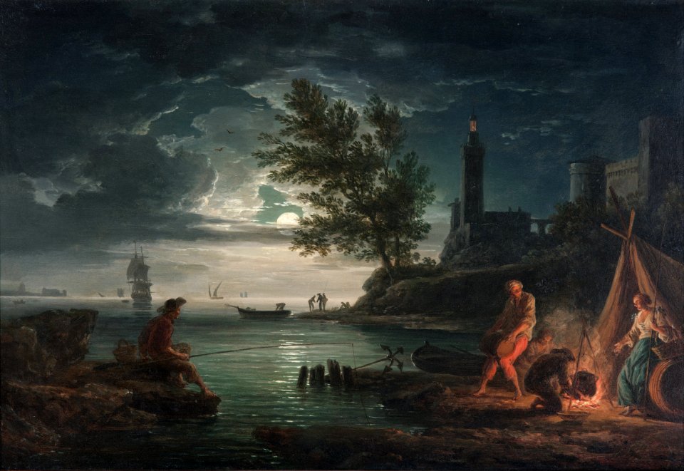 Claude-Joseph Vernet - The four times of day- Night - Google Art Project