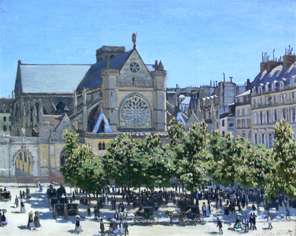 Claude Monet Saint-Germain-l'Auxerrois Paris 1867