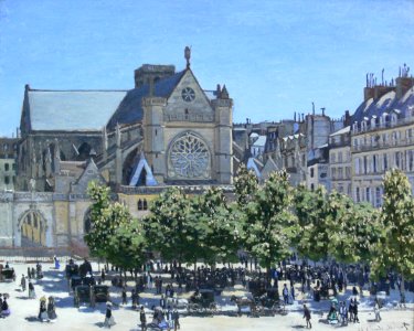 Claude Monet Saint-Germain-l'Auxerrois Paris 1867
