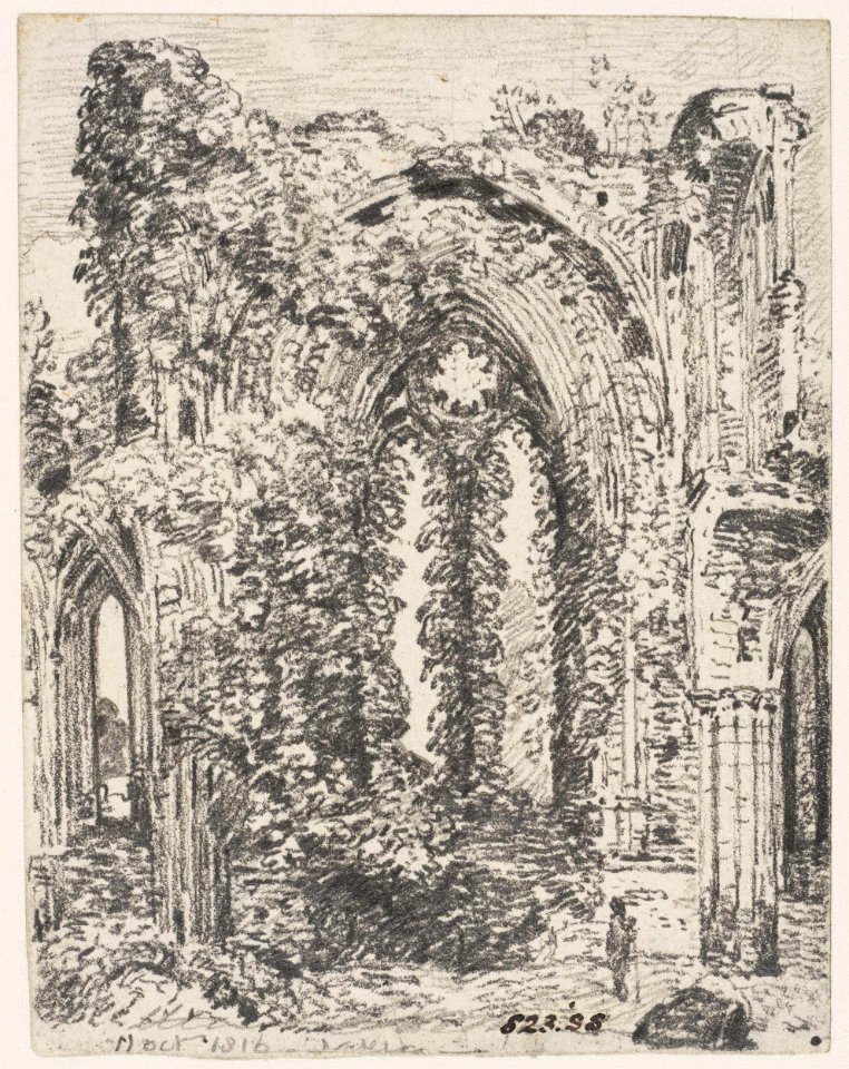 Constable - Netley Abbey the east window, 823-1888
