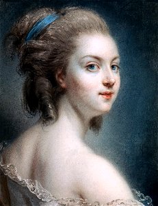 Claude-Jean-Baptiste-Hoin-xx-Presumed-Portrait-of-Mademoiselle-Rosalie-Duthe (cropped). Free illustration for personal and commercial use.