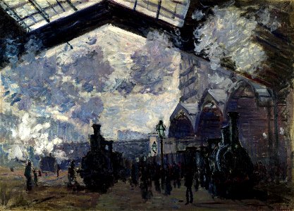 Claude Monet, The Gare St-Lazare, 1877