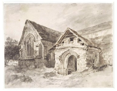 Constable - Porch and transept of a church, 608-1888
