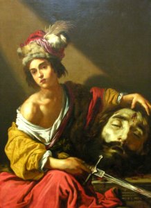 Claude Vignon - David with the Head of Goliath (c. 1620-23)