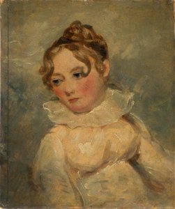 Constable - Portrait of a Girl, c. 1806-1810, Cat. 872. Free illustration for personal and commercial use.