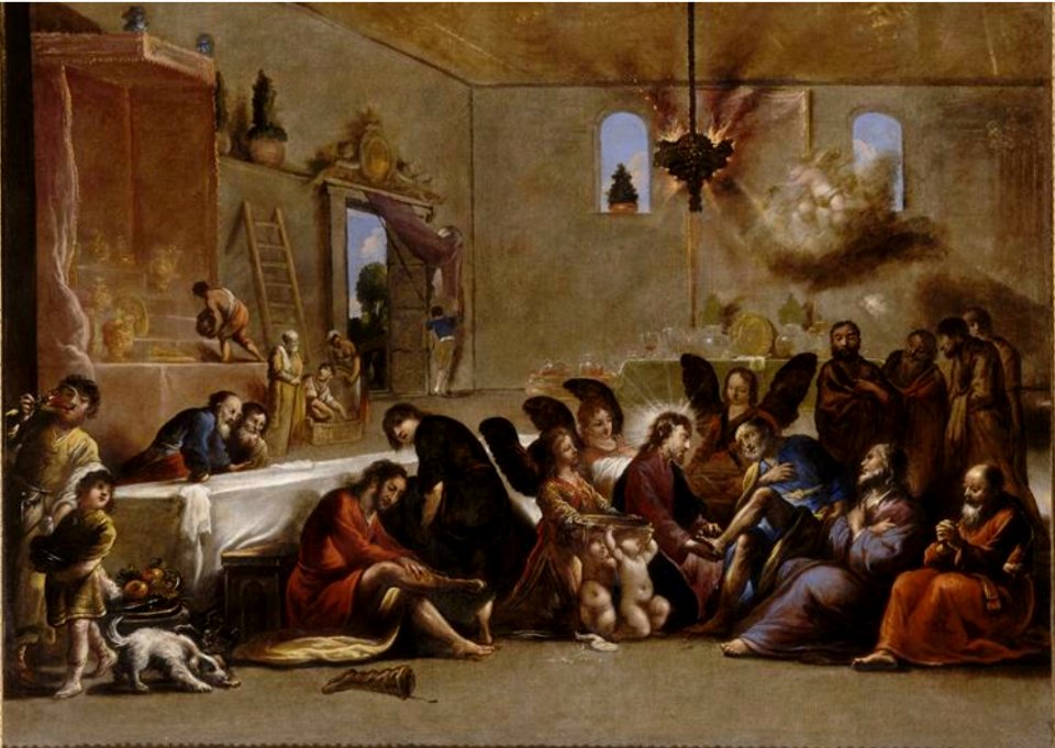 Claude Vignon - The washing of the feet