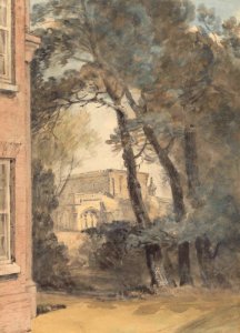 Constable - St Mary's Church, East Bergholt from the grounds of West Lodge, 5812638