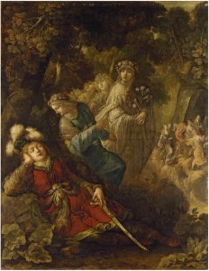 Claude Vignon - The Knight's Dream (The Dream of Daphnis)