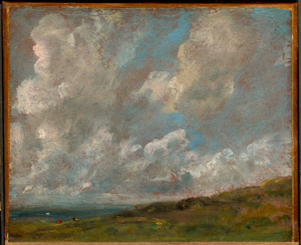 Constable - Study of Clouds over a Landscape, c. 1821–22, 2007.8.35