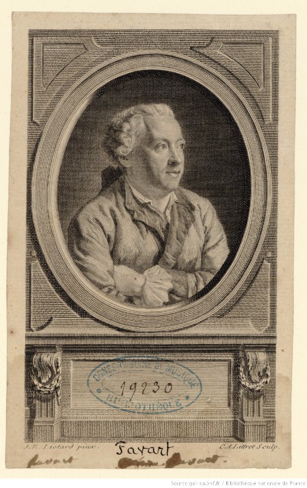 Claude-Antoine Littret de Montigny, d'après Jean-Etienne Liotard - Charles-Simon Favart, btv1b8417930r