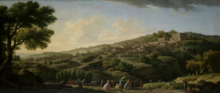 Claude-Joseph Vernet - Villa at Caprarola - Google Art Project