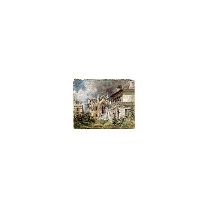 Constable - THE GOTHIC HOUSE, SILLWOOD PLACE, BRIGHTON, lot.15. Free illustration for personal and commercial use.
