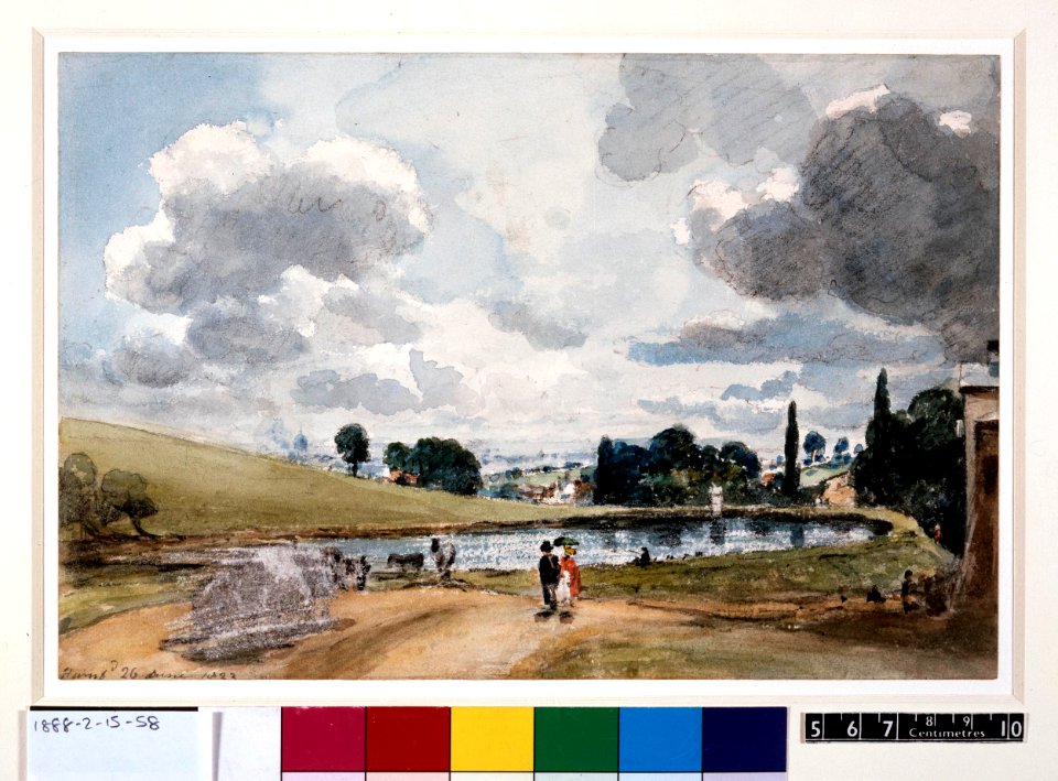 Constable - The Lower Pond, Hampstead, 1888,0215.58