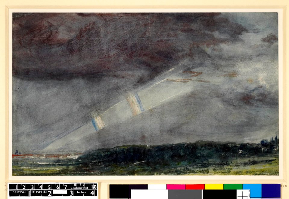 Constable - London, from Hampstead Heath in a storm, 1888,0215.55