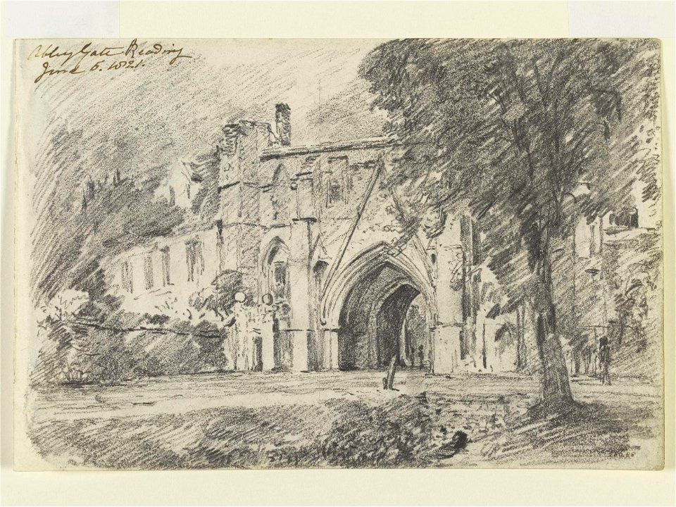 Constable - The Abbey Gate, Reading, 286-1888