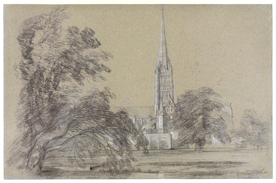 Constable - Salisbury Cathedral exterior from the south-west, 292-1888