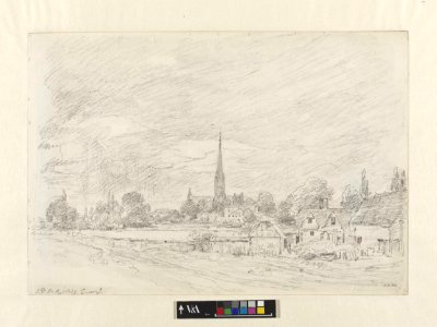 Constable - Salisbury Cathedral seen from over the river, 315-1888