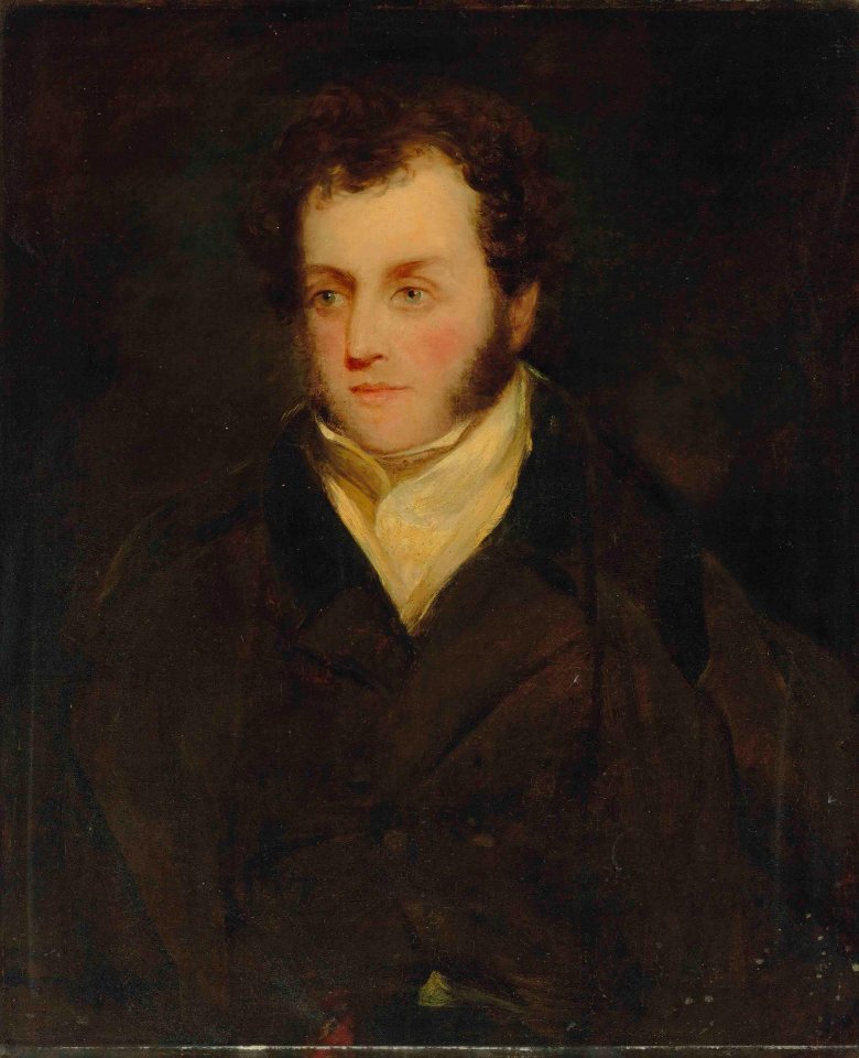 Constable - Portrait of a gentleman, traditionally identified as Lancelot Archer-Burton (1789-1852), bust-length, in a white cravat and black coat, 5836555