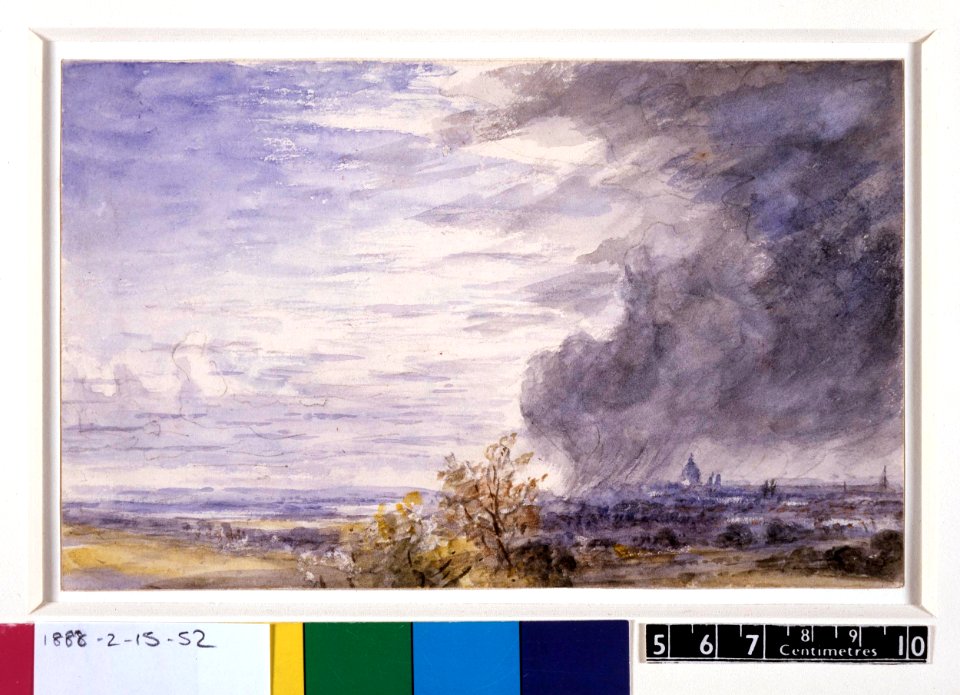 Constable - View over London from Hampstead Heath, 1888,0215.52