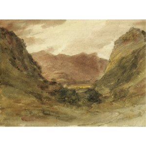 Constable - VIEW IN BORROWDALE, lot.225. Free illustration for personal and commercial use.