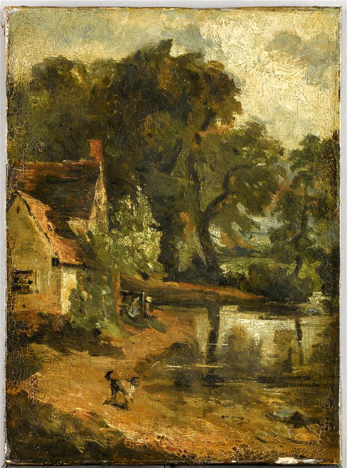 Constable - Willy Lott's House, 1840, RF 1952 26