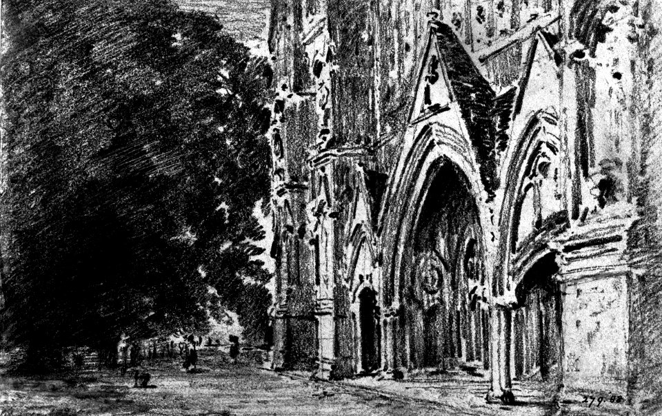 Constable - Salisbury Cathedral the west door, 279-1888